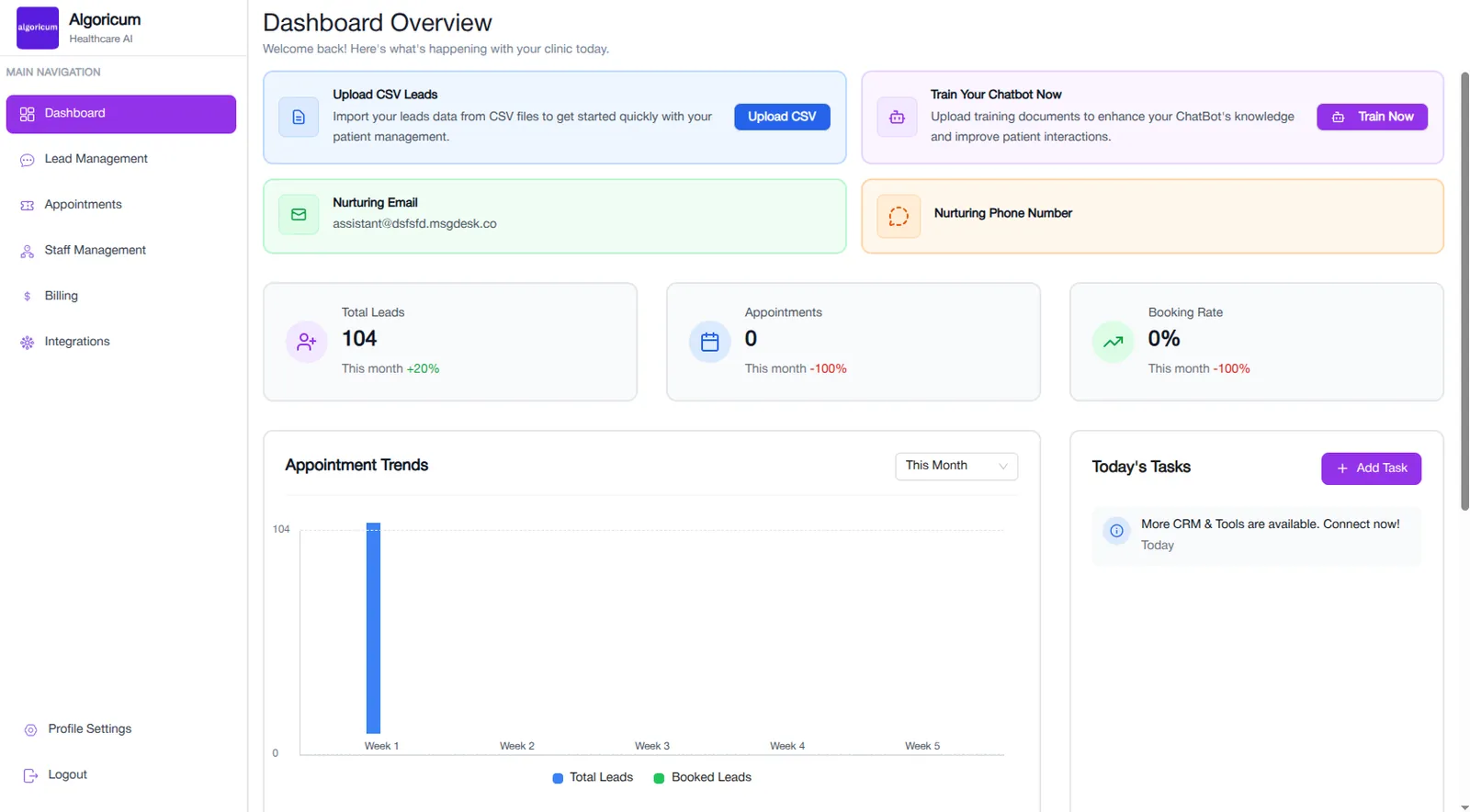 Algoricum - Web development project screenshot